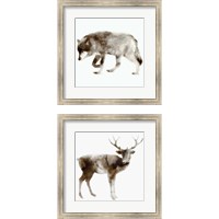 Framed 'Wildlife 2 Piece Framed Art Print Set' border=