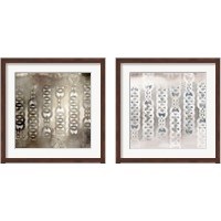Framed 'Chainlink  2 Piece Framed Art Print Set' border=