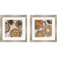 Framed 'Native Circle 2 Piece Framed Art Print Set' border=