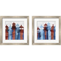 Framed Lighthouse  2 Piece Framed Art Print Set