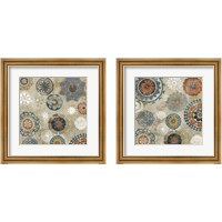 Framed Oriental Pattern 2 Piece Framed Art Print Set
