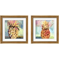 Framed Pineapple 2 Piece Framed Art Print Set