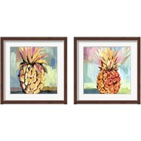 Framed Pineapple 2 Piece Framed Art Print Set