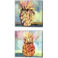 Framed Pineapple 2 Piece Canvas Print Set