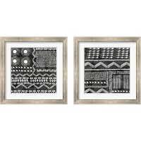 Framed 'African Black  2 Piece Framed Art Print Set' border=