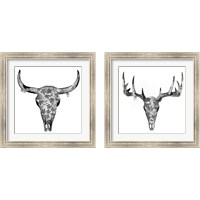 Framed 'Botanic Mount  2 Piece Framed Art Print Set' border=