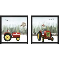 Framed Country Santa 2 Piece Framed Art Print Set