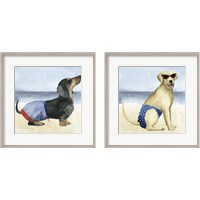 Framed 'Hot Dog 2 Piece Framed Art Print Set' border=