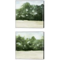 Framed 'Loose Landscape 2 Piece Canvas Print Set' border=