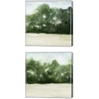Framed 'Loose Landscape 2 Piece Canvas Print Set' border=