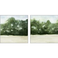 Framed 'Loose Landscape 2 Piece Art Print Set' border=