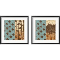 Framed Abstract Landscape 2 Piece Framed Art Print Set