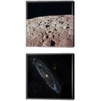 Framed Space Photography 2 Piece Canvas Print Set