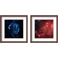 Framed 'Space Photography 2 Piece Framed Art Print Set' border=