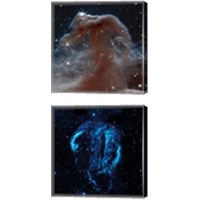 Framed Space Photography 2 Piece Canvas Print Set