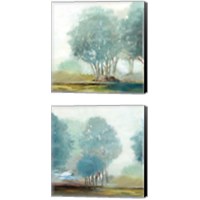 Framed 'Blueberry Hill 2 Piece Canvas Print Set' border=