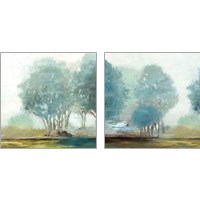 Framed 'Blueberry Hill 2 Piece Art Print Set' border=