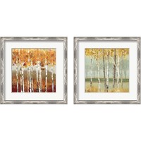 Framed 'Golden Birch 2 Piece Framed Art Print Set' border=