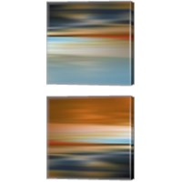 Framed 'Blurred Landscape 2 Piece Canvas Print Set' border=