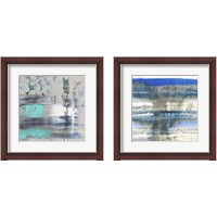 Framed Blue Swim 2 Piece Framed Art Print Set