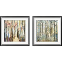 Framed 'Sophie's Forest 2 Piece Framed Art Print Set' border=