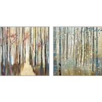 Framed 'Sophie's Forest 2 Piece Art Print Set' border=