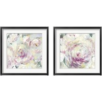 Framed 'Shabby Peony 2 Piece Framed Art Print Set' border=