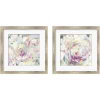 Framed 'Shabby Peony 2 Piece Framed Art Print Set' border=