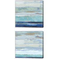 Framed Sea Shore 2 Piece Canvas Print Set