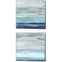 Framed 'Sea Shore 2 Piece Canvas Print Set' border=