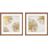 Framed 'Gold Star 2 Piece Framed Art Print Set' border=