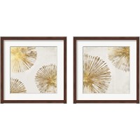 Framed 'Gold Star 2 Piece Framed Art Print Set' border=