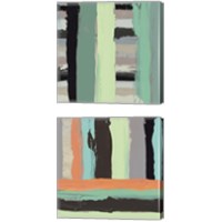 Framed 'Alt Stripes 2 Piece Canvas Print Set' border=