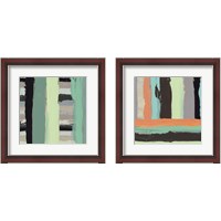 Framed 'Alt Stripes 2 Piece Framed Art Print Set' border=