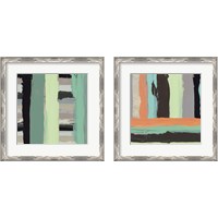 Framed 'Alt Stripes 2 Piece Framed Art Print Set' border=