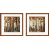 Framed 'Marble Forest  2 Piece Framed Art Print Set' border=