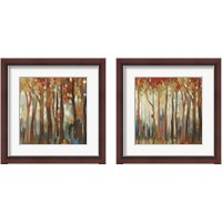 Framed 'Marble Forest  2 Piece Framed Art Print Set' border=