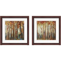 Framed 'Marble Forest  2 Piece Framed Art Print Set' border=