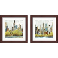 Framed 'Hudson Ferry 2 Piece Framed Art Print Set' border=