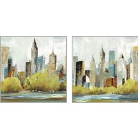 Framed 'Hudson Ferry 2 Piece Art Print Set' border=