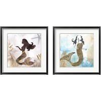 Framed Mermaid 2 Piece Framed Art Print Set