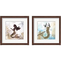 Framed Mermaid 2 Piece Framed Art Print Set