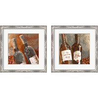 Framed 'Red Wine 2 Piece Framed Art Print Set' border=