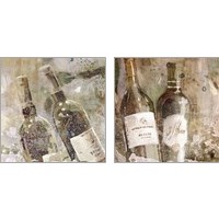 Framed 'Wedding Wine 2 Piece Art Print Set' border=