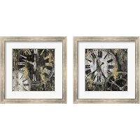 Framed 'Clockwork  2 Piece Framed Art Print Set' border=