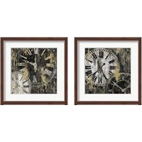 Framed 'Clockwork  2 Piece Framed Art Print Set' border=