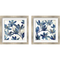 Framed 'Veranda Blue 2 Piece Framed Art Print Set' border=