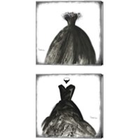 Framed 'Black Dress 2 Piece Canvas Print Set' border=