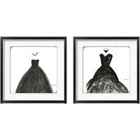 Framed 'Black Dress 2 Piece Framed Art Print Set' border=