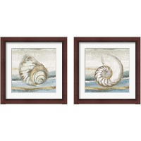 Framed 'Pacific Touch  2 Piece Framed Art Print Set' border=